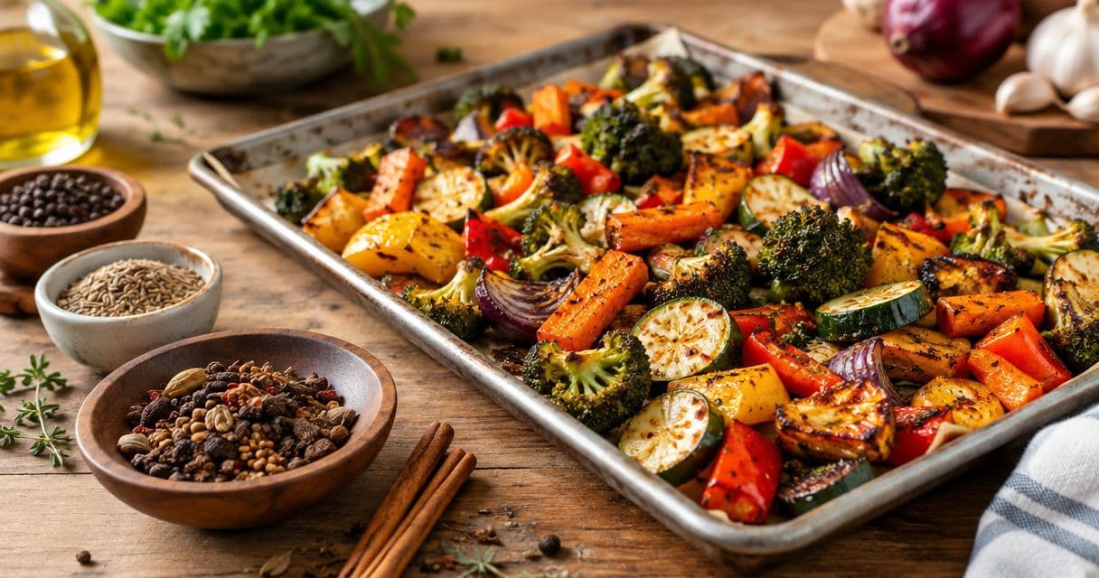 Whole spices for roasted vegetables: build flavor without a blend