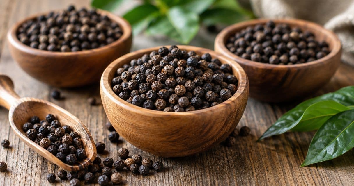 Best whole black peppercorns ranked by heat level in 2026