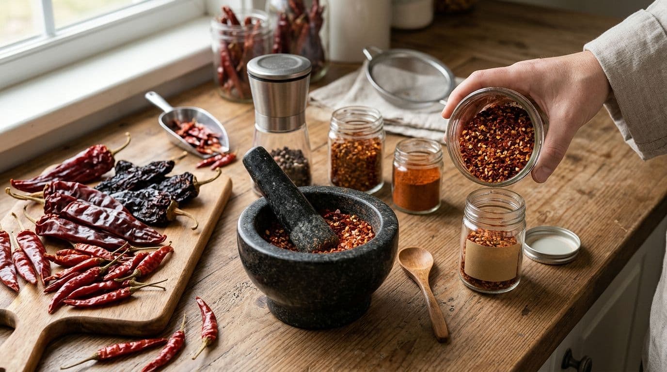 Dried whole chilies to custom chili flakes and powder: complete 2026 workflow
