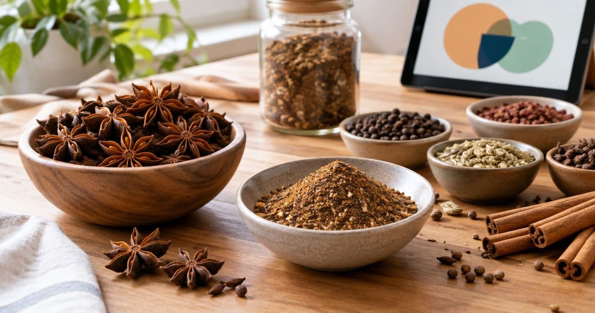 Whole star anise to five-spice blend: complete 2026 workflow