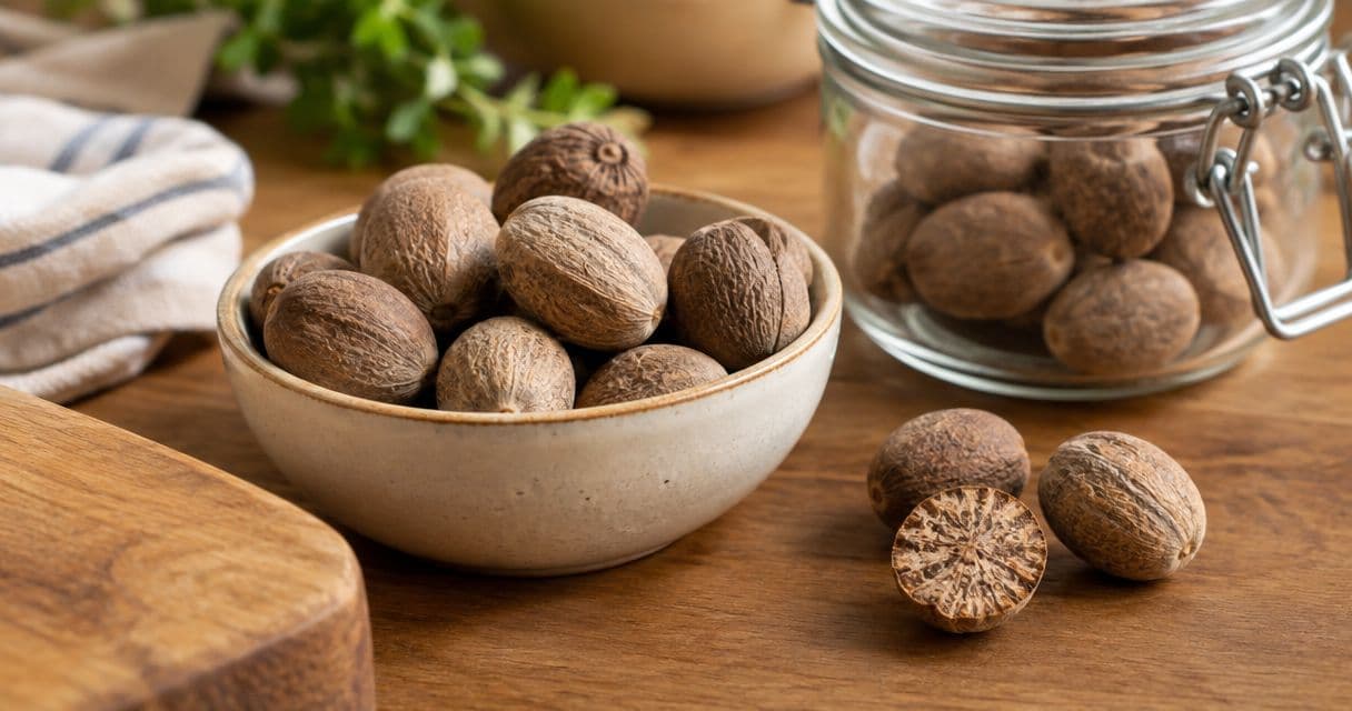 How long does whole nutmeg stay fresh after opening?