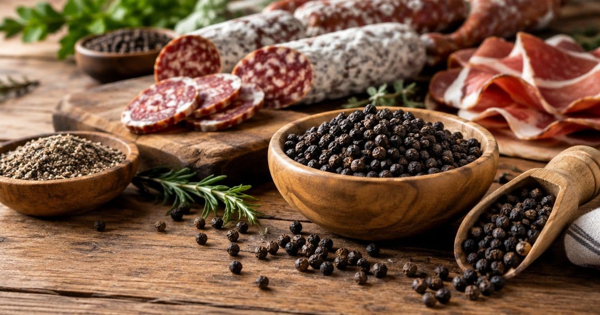 Black pepper for charcuterie and sausage makers: complete 2026 guide