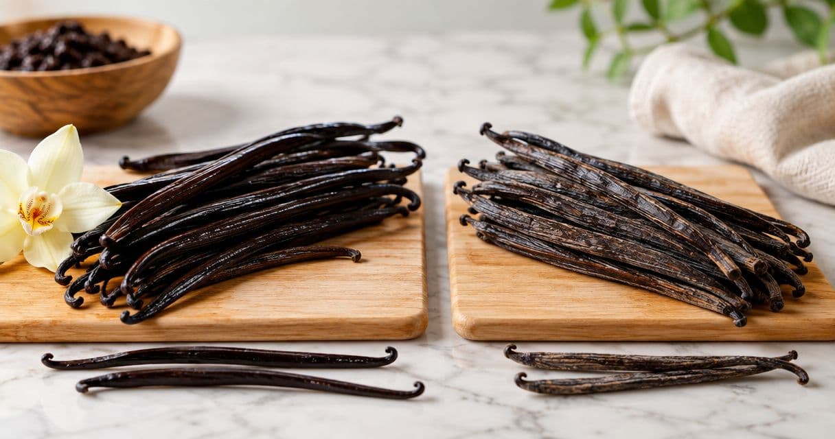 What's the difference between vanilla bean grades A and B?