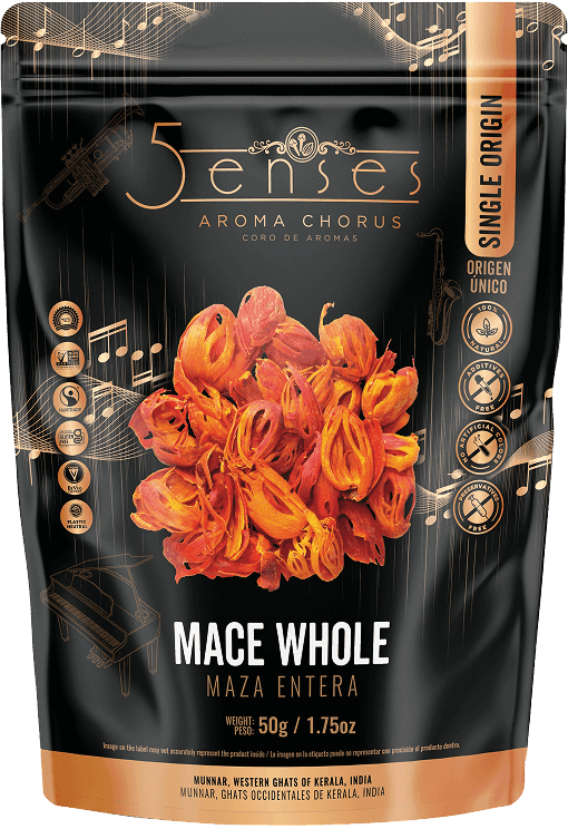 5Senses Aroma Chorus whole mace in its original product pouch