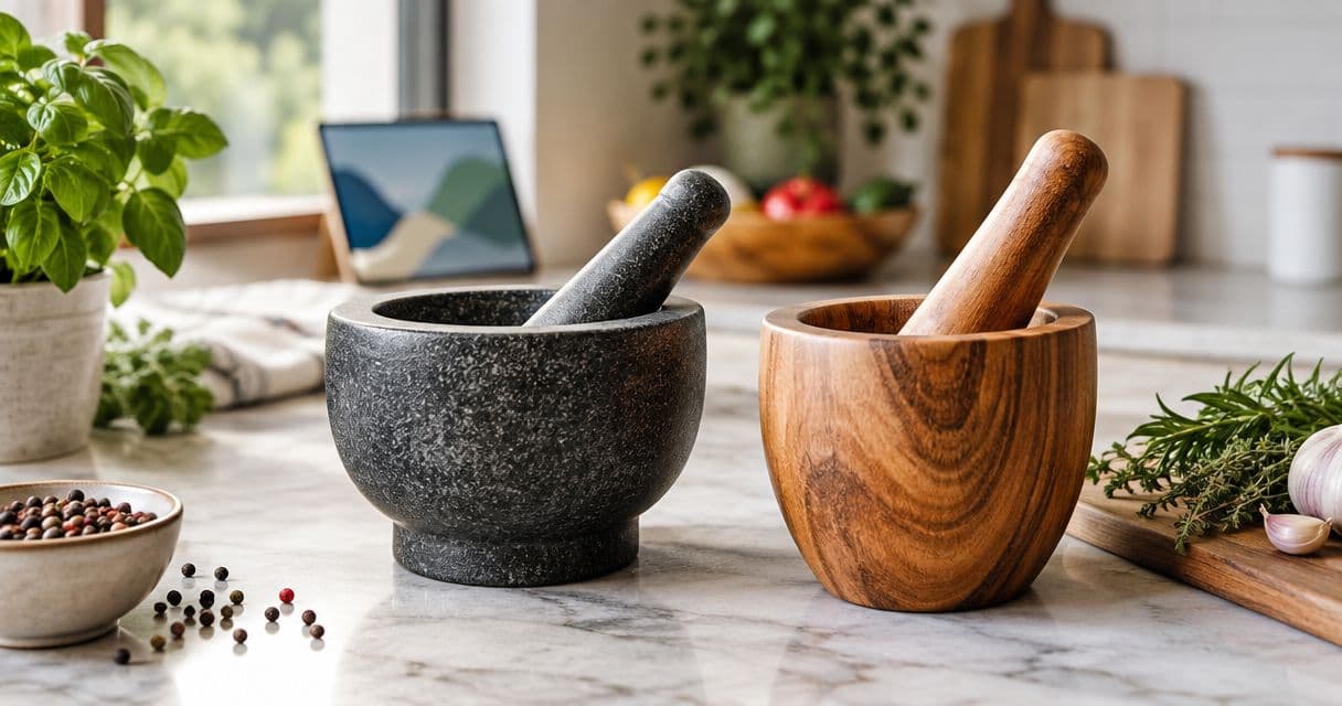 Is a granite mortar and pestle better than a wooden one?