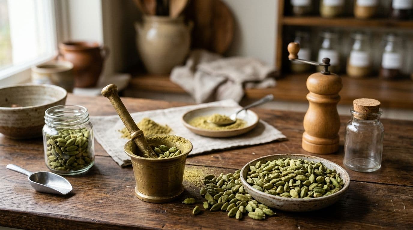 Green cardamom pods to ground powder: complete 2026 workflow