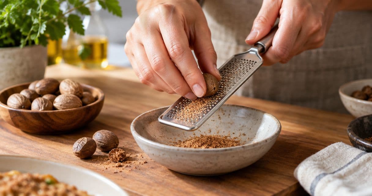 From whole nutmeg to fresh-grated finishing spice: complete 2026 grating workflow