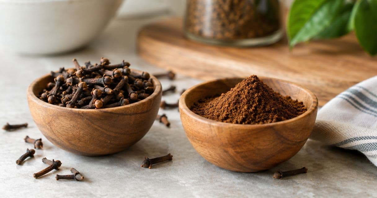 Can you substitute whole cloves for ground cloves in a recipe?