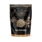 5Senses Malabar White Pepper Whole | Pimienta Blanca | Lullaby Whispers | 100% Natural, Non-GMO, Fairtrade, Kosher, Gluten-Free, Vegan
